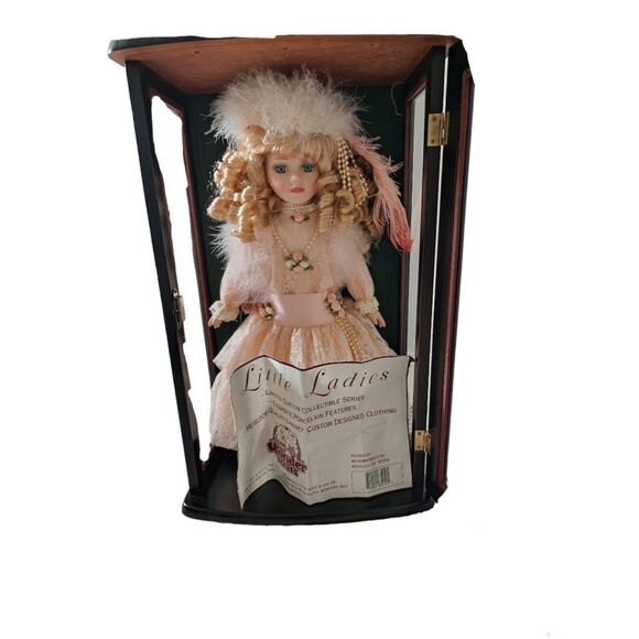 Little Ladies Porcelain Doll - Picture 3 of 6